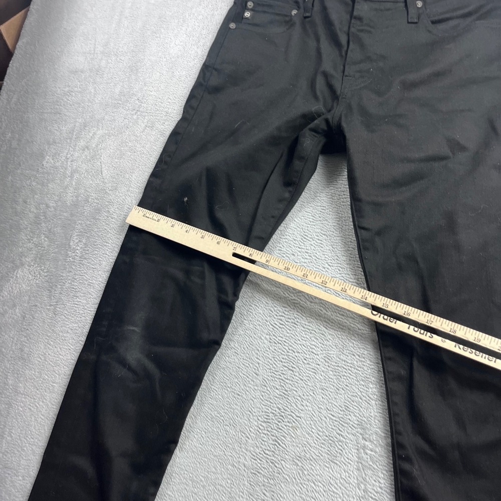 AG Adriano Goldschmied Tellis Modern Slim Black Jeans 30x30 1783DBBFPATM - Picture 9 of 12